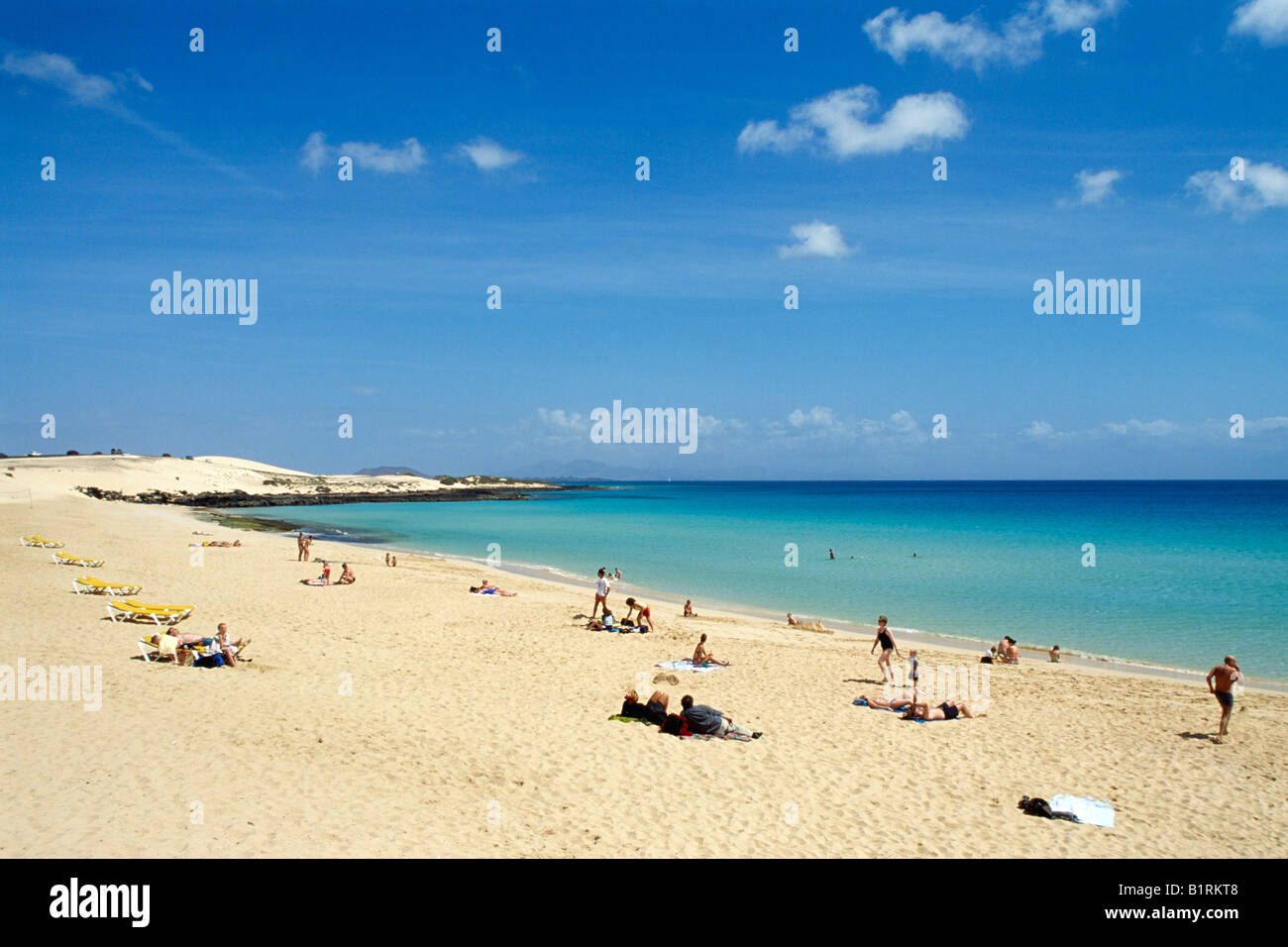 Playa de Sotavento, Jandia, Fuerteventura, Spanien Stockfoto