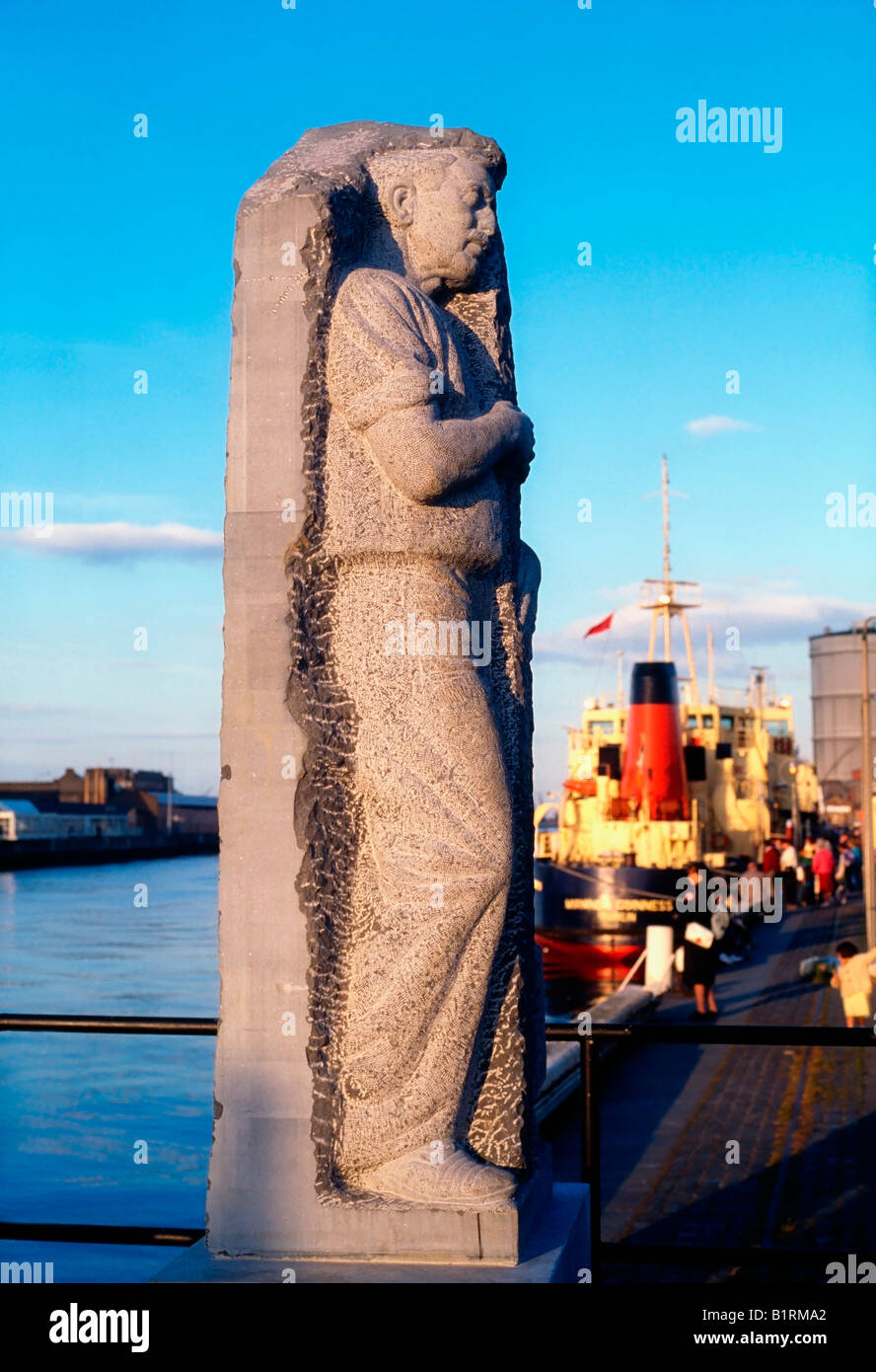Dublin, Co. Dublin, Irland, historischen Dublin, Matt Talbot, Dublin Hafen Stockfoto