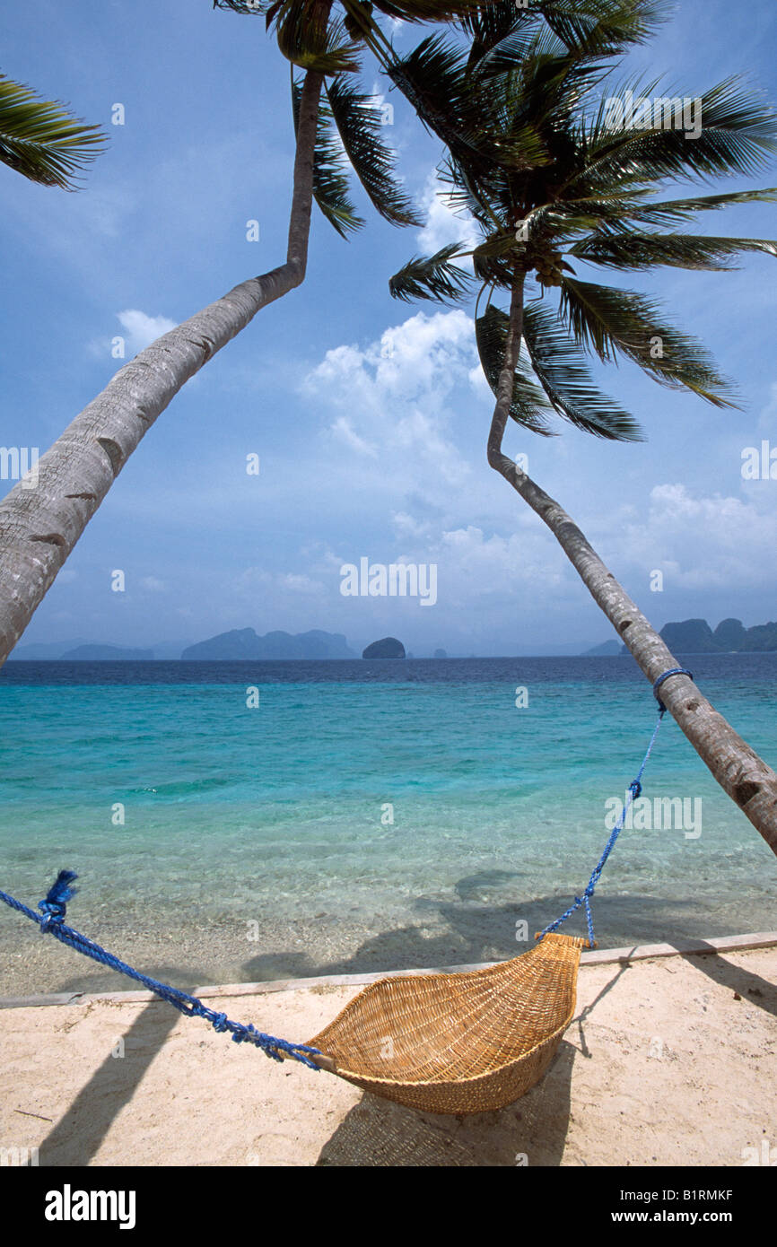 El Nido Resort Miniloc, Insel Bacuit Inseln Palawan, Philippinen Stockfoto
