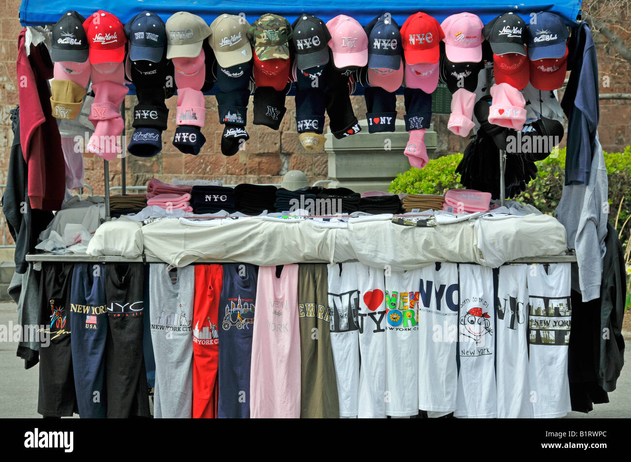 Souvenir-Shop in Manhattan, New York City, USA Stockfoto