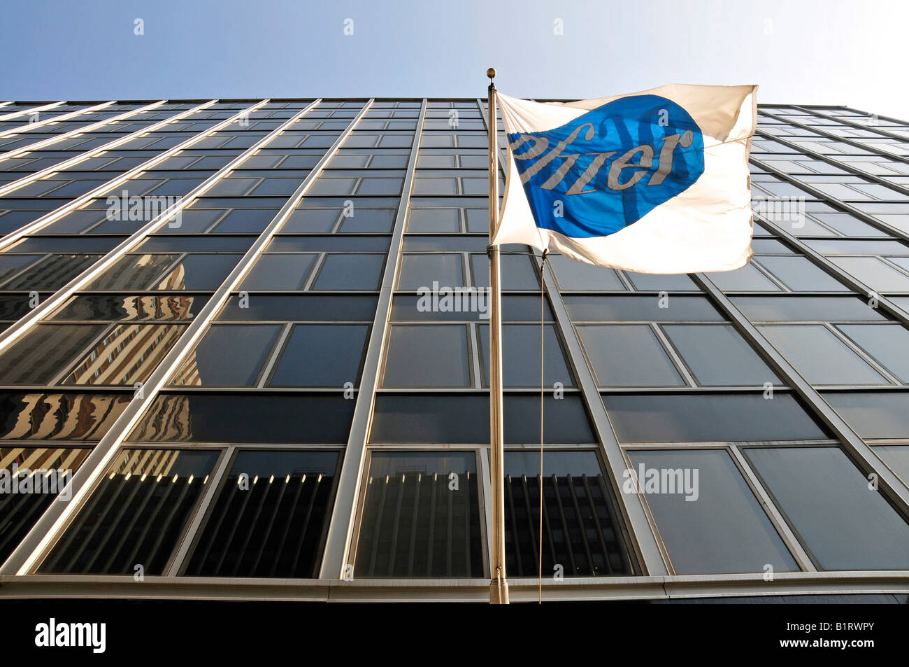 Pfizer-zentrale, Pharma Corporation, Manhattan, New York City, USA Stockfoto