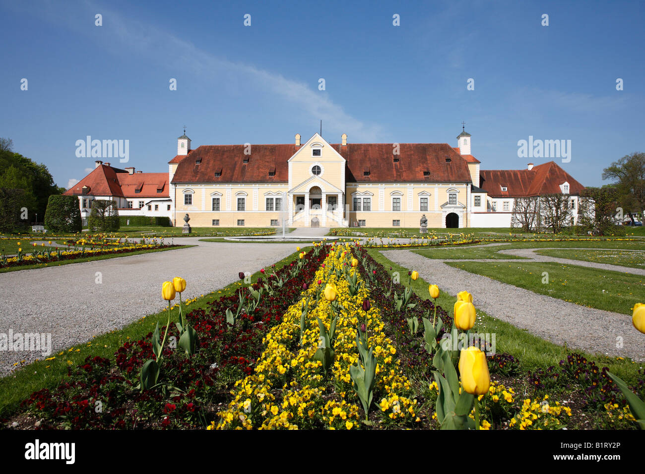 Alten Schleißheim Palast, Oberschliessheim, in der Nähe von München, Oberbayern, Deutschland, Europa Stockfoto