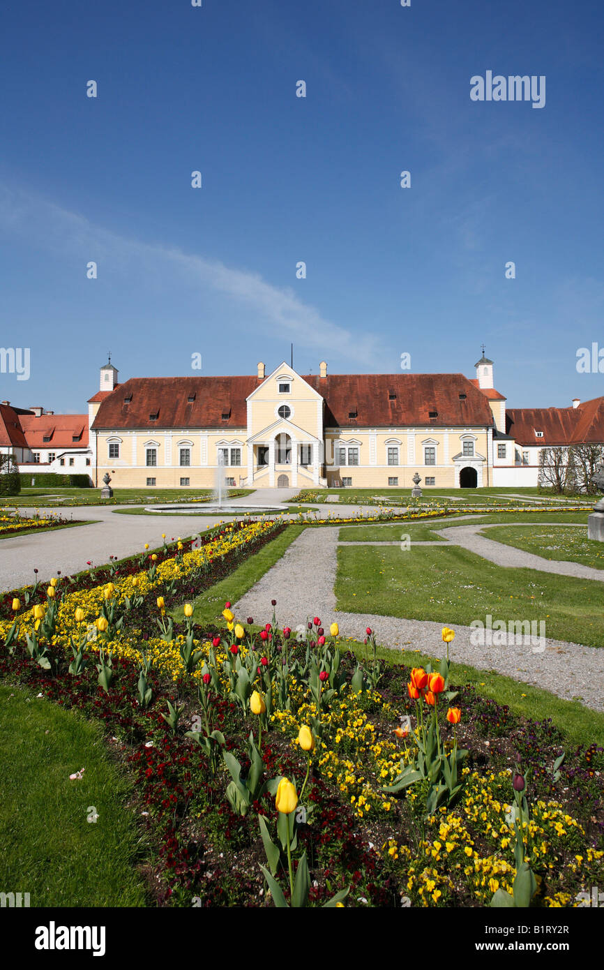 Alten Schleißheim Palast, Oberschliessheim, in der Nähe von München, Oberbayern, Deutschland, Europa Stockfoto