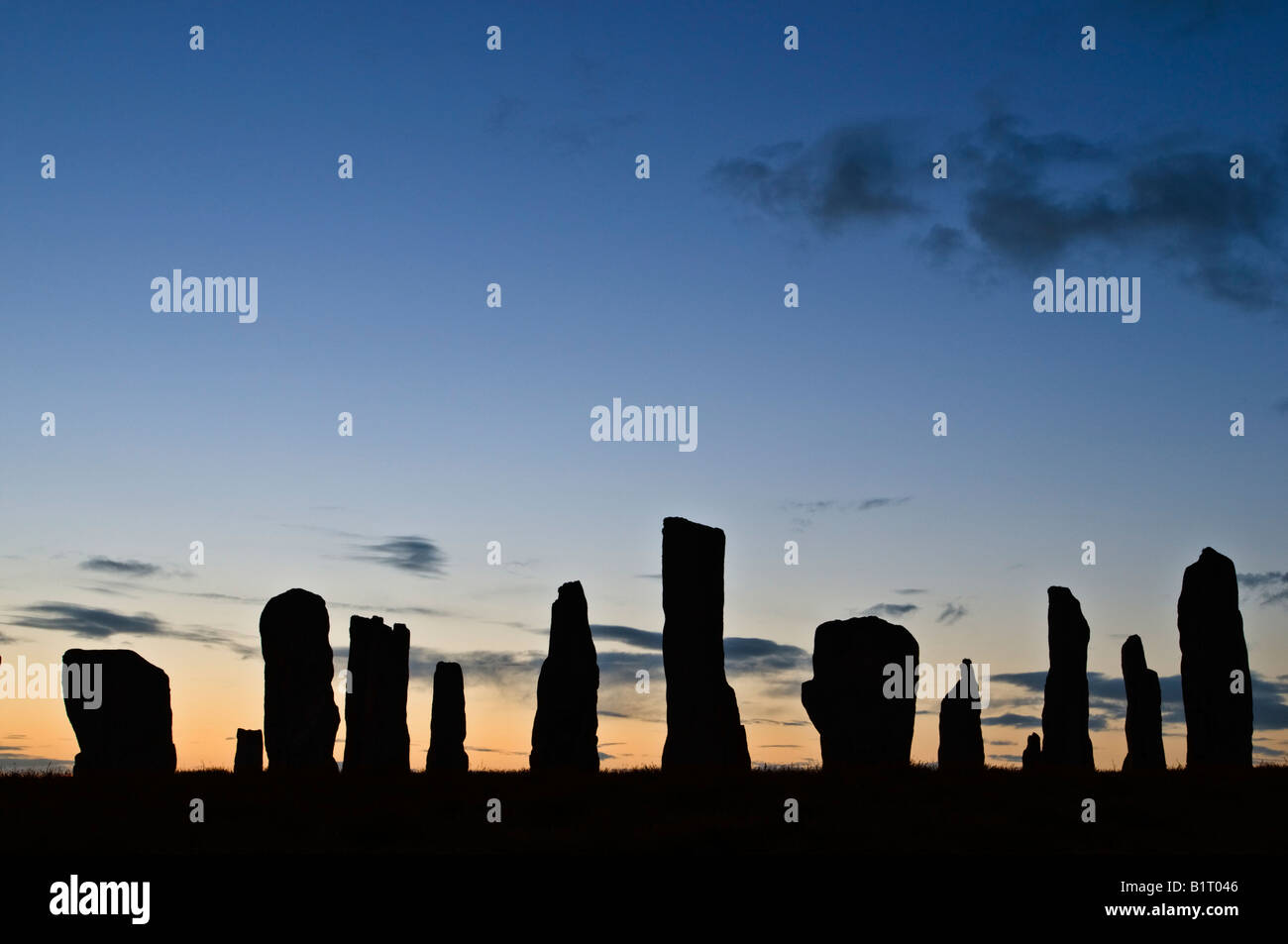 Callanish Standing Stones Stockfoto