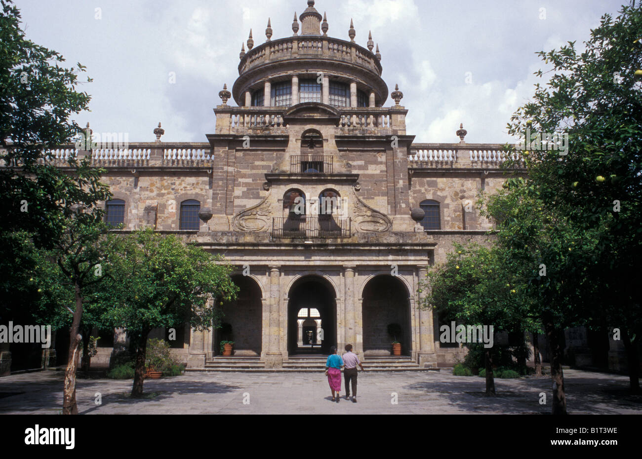 Innenhof der Instituto Cultural de Cabanas, ein UNESCO-Weltkulturerbe in Guadalajara, Jalisco, Mexiko Stockfoto