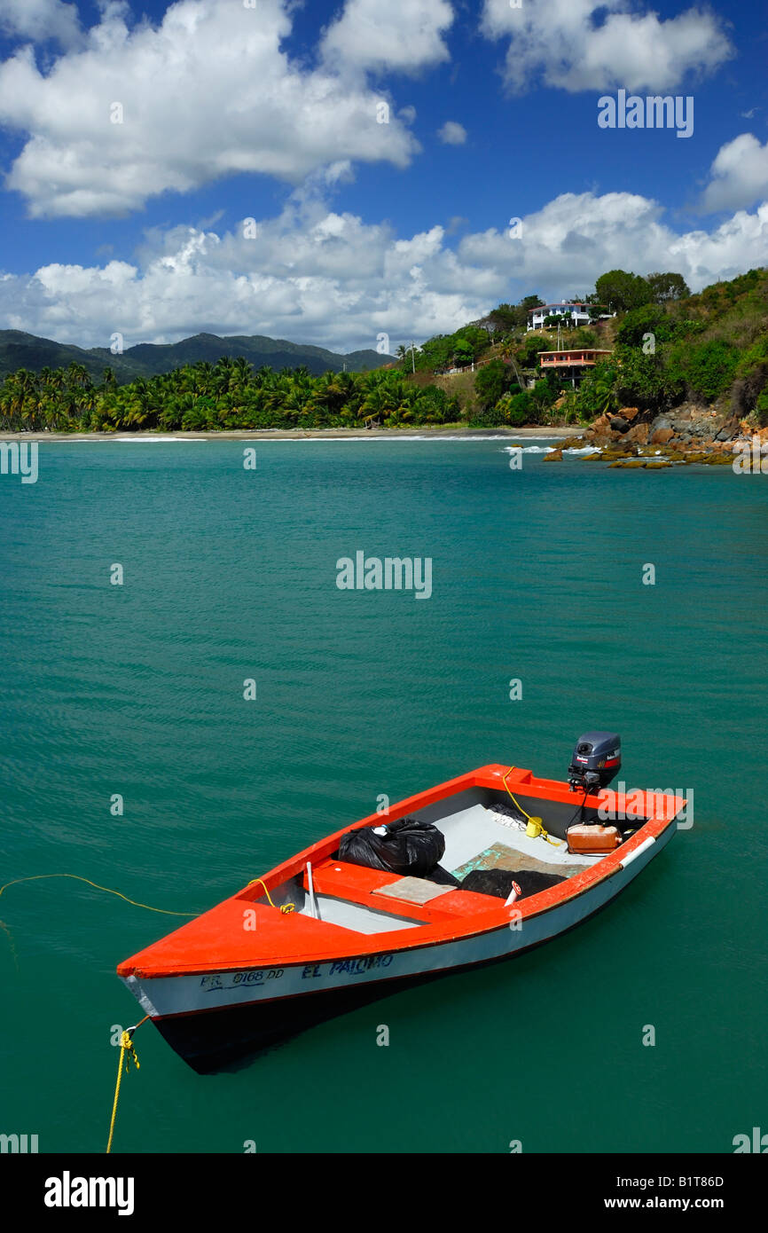 Bilder Hafen in der kleinen Stadt Puerto Manuabo in Süd-Ost Puerto Rico Stockfoto
