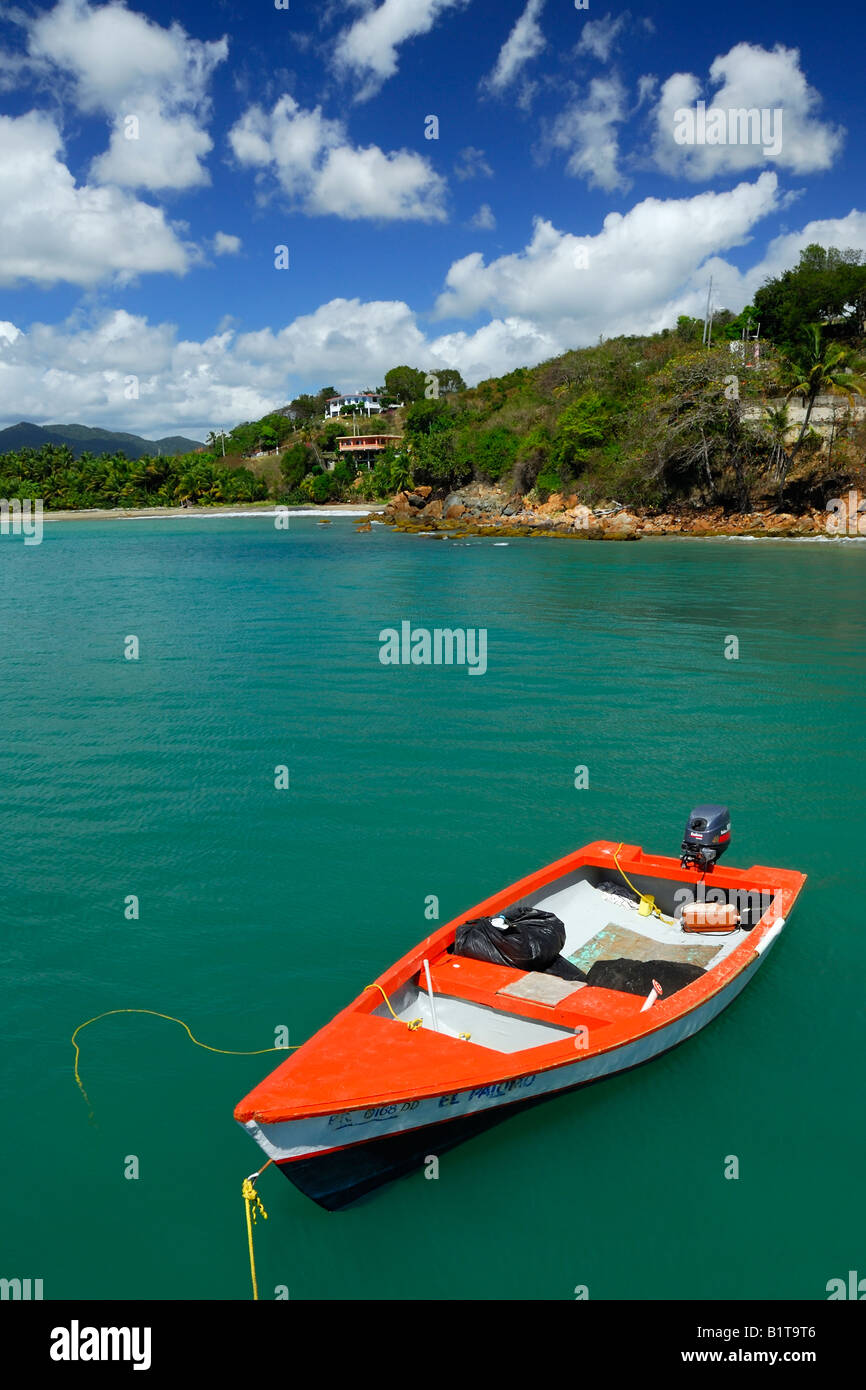 Bilder Hafen in der kleinen Stadt Puerto Manuabo in Süd-Ost Puerto Rico Stockfoto
