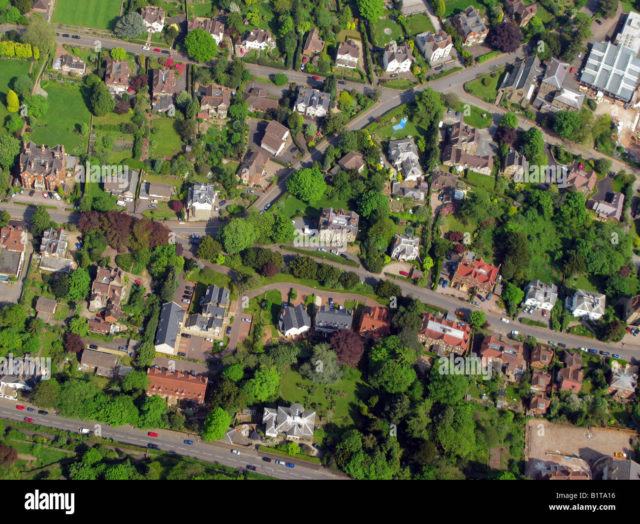 Malvern beherbergt Fron der Luft Worcestershire UK Stockfoto