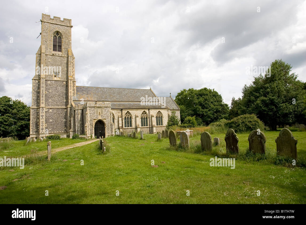 St Marys Kirche 11. Jahrhundert Hickling Norfolk UK Stockfoto