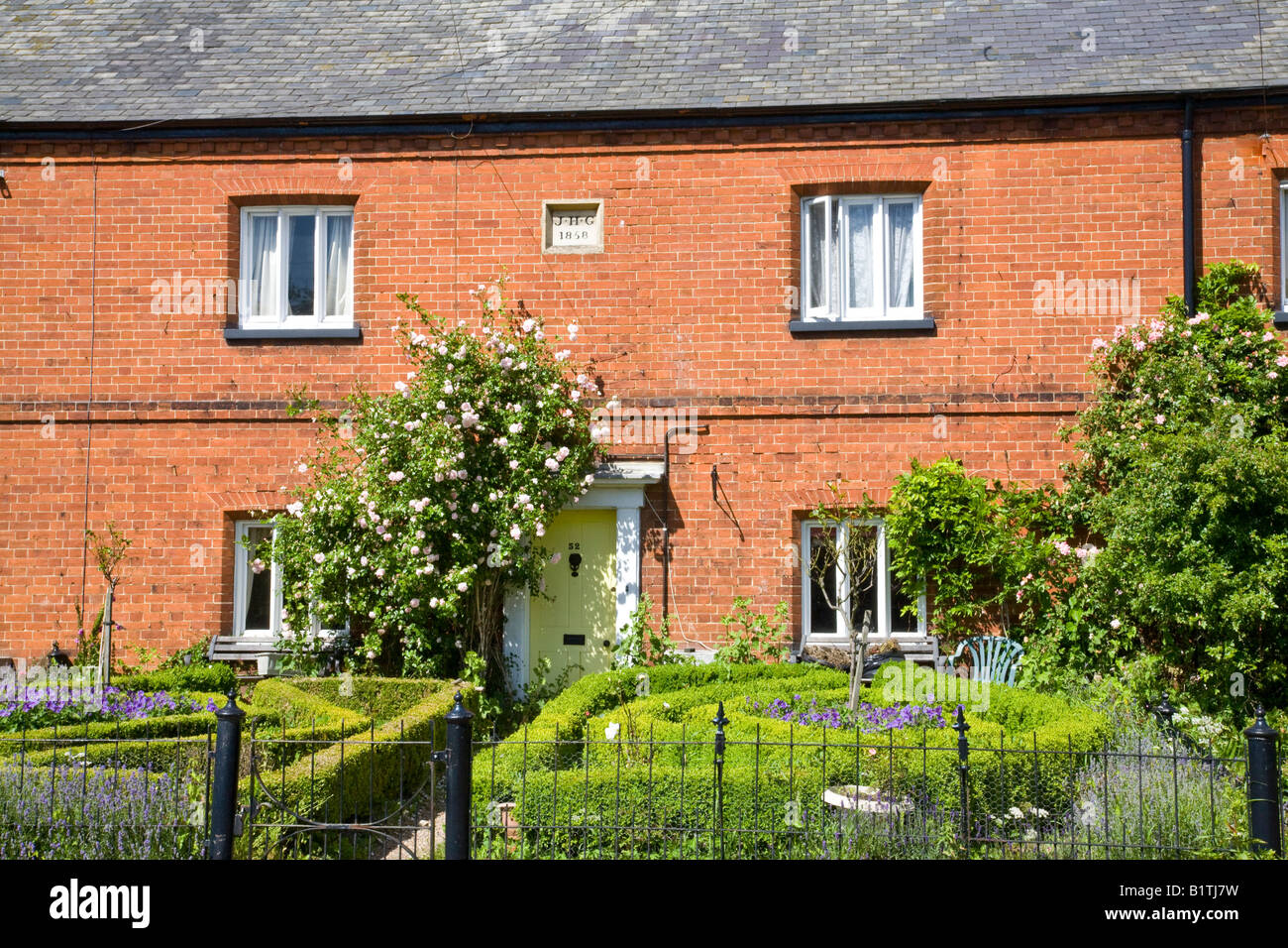 Eine aus einer Reihe von viktorianischen Häuser in alten Catton Dorf Norwich Norfolk England UK Stockfoto
