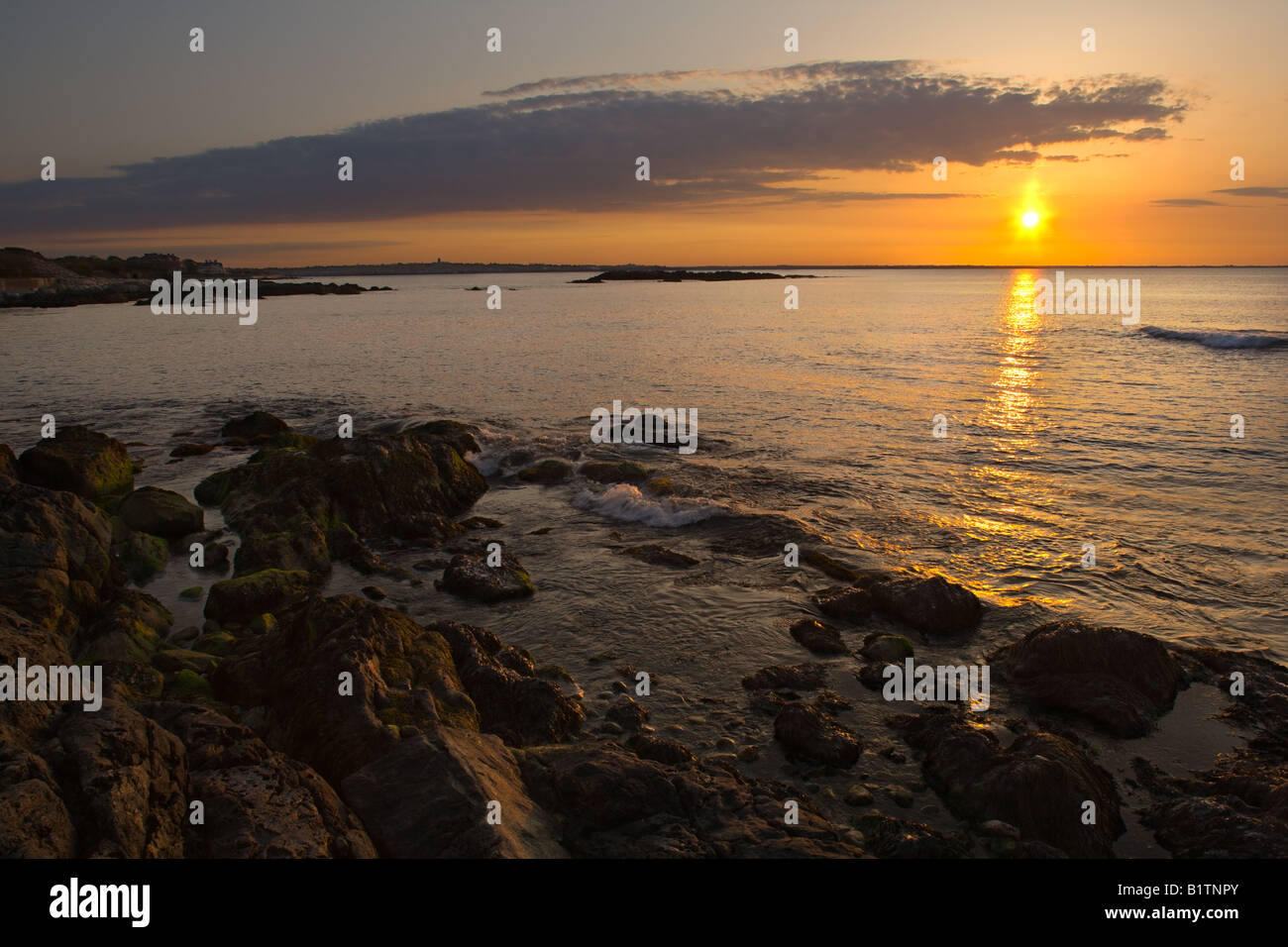 Sunrise, Newport, Rhode Island Stockfoto