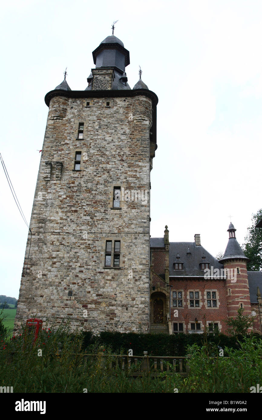 Lüttich Belgien 13. Jahrhundert Privatbesitz Chateau de Beusdael Stockfoto