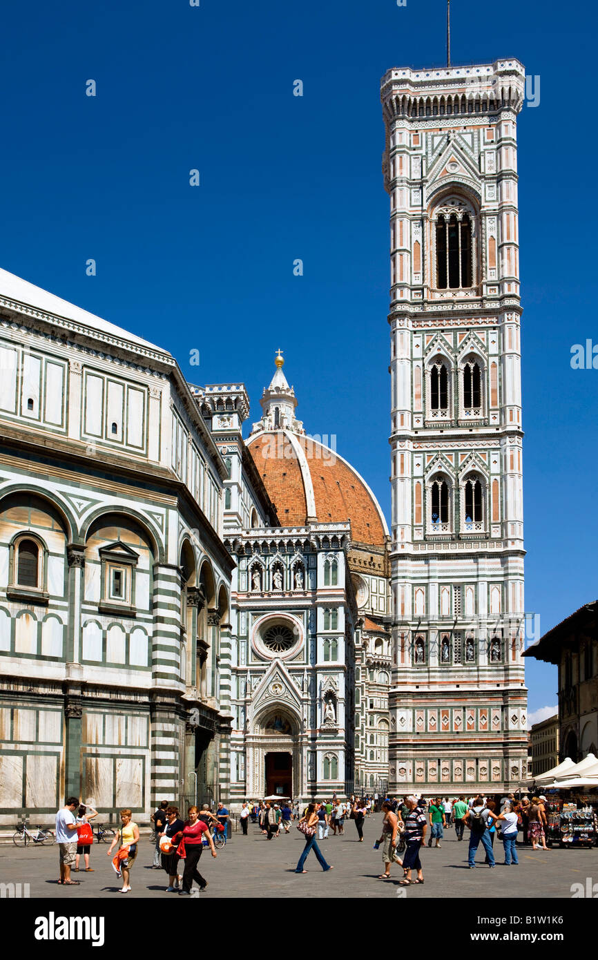 Das Campanile in Florenz Stockfoto