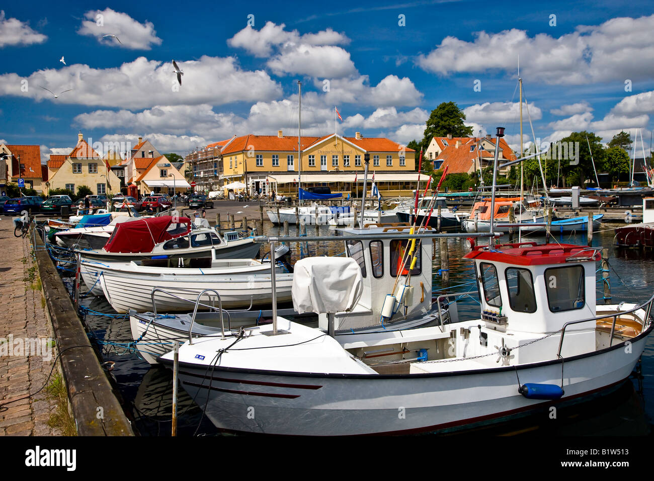 Dragor Hafen Stockfoto