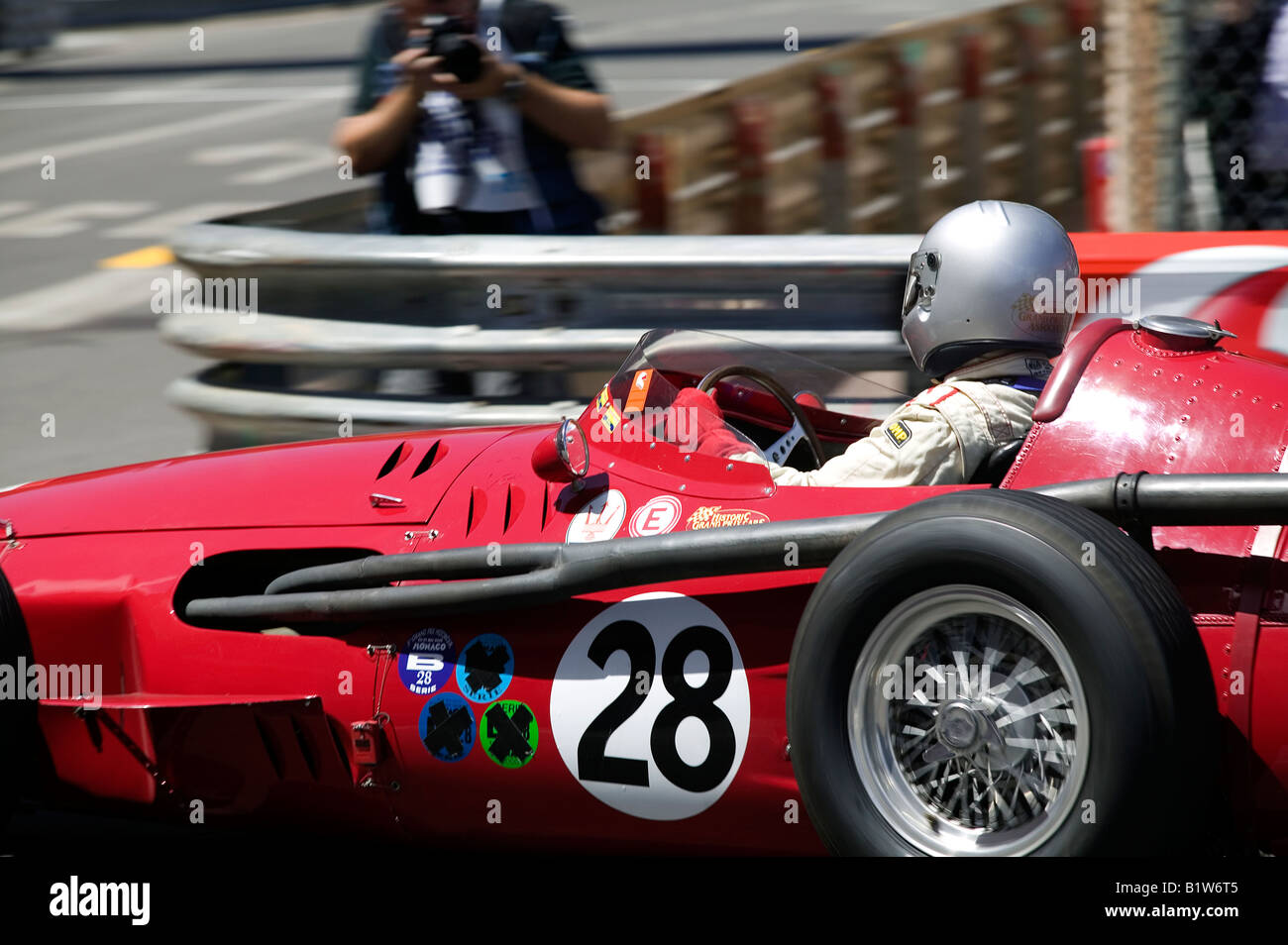 1950 s Maserati 250F Rennen in Monaco im historischen GP Stockfoto