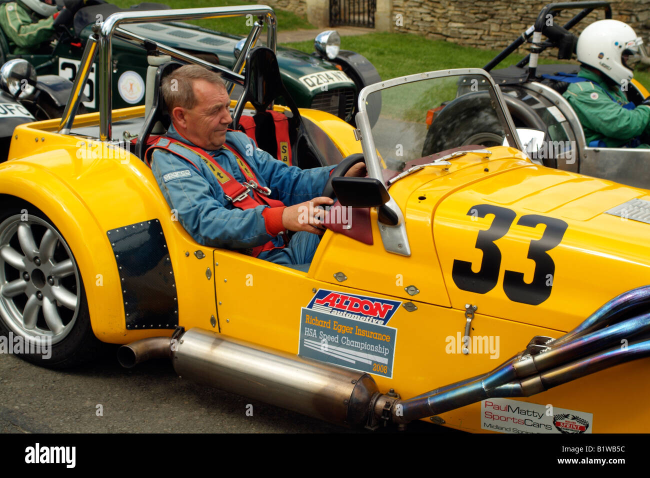 Prescott Speed Hill Climb Sommer treffen Gloucestershire England Westfield SE Zetec angetrieben von John Palmer Stockfoto