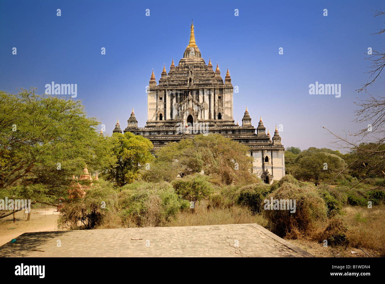 DIESE BYIN NYU TEMPEL IN BAGAN PAGAN, BURMA BIRMA MYANMAR, ASIEN Stockfoto