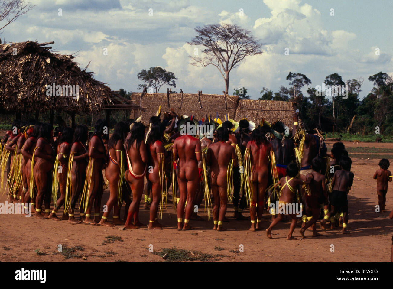 Brasilien Mato Grosso indigenen Park des Xingu Stockfoto