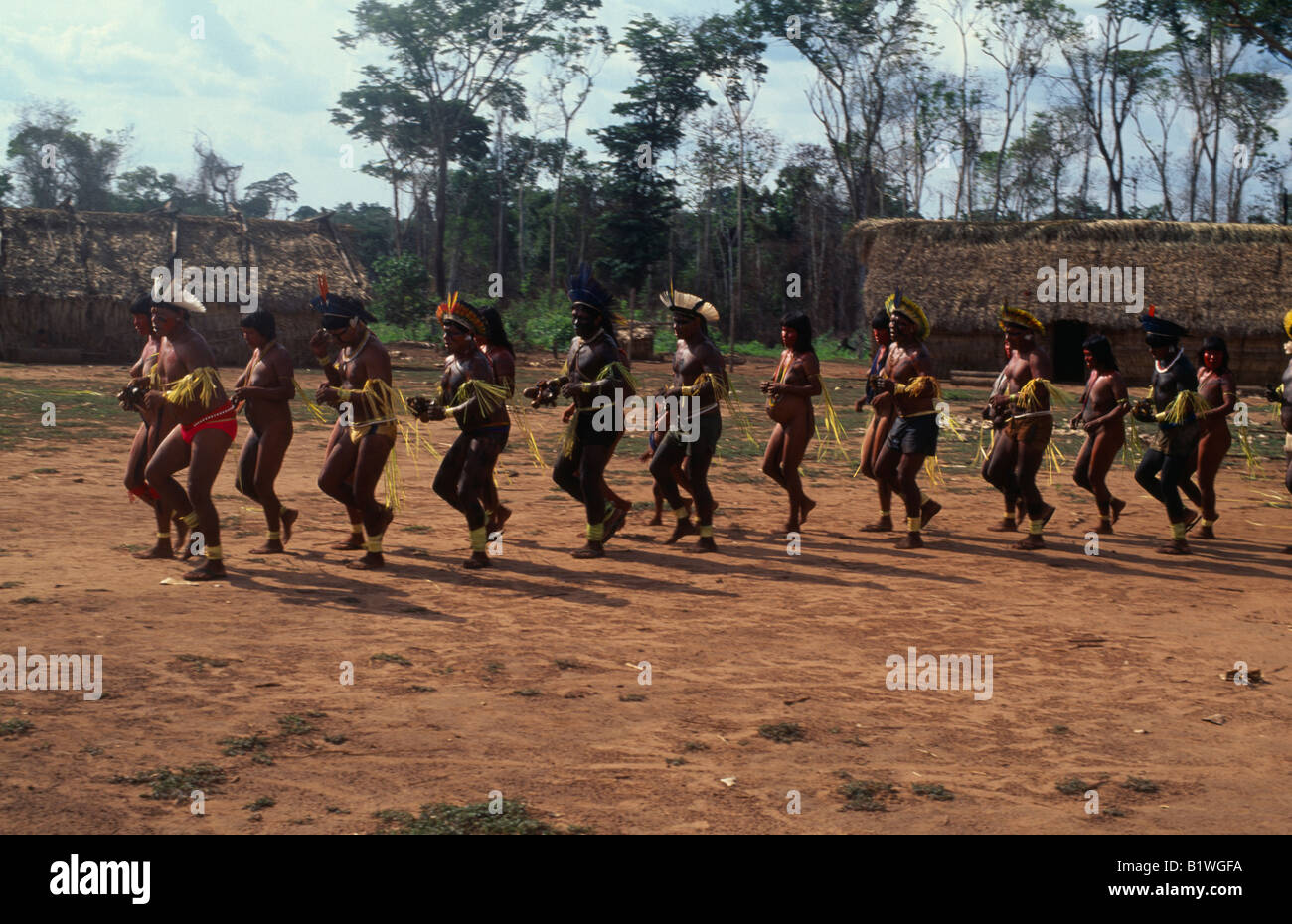 Brasilien Mato Grosso indigenen Park des Xingu Stockfoto