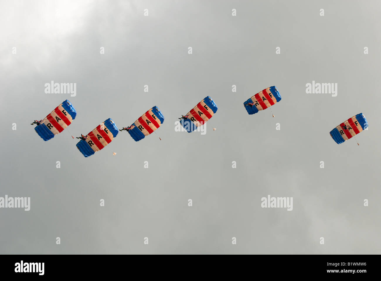 RAF Falken Fallschirm Display Team Kemble Air Show 2008 Stockfoto