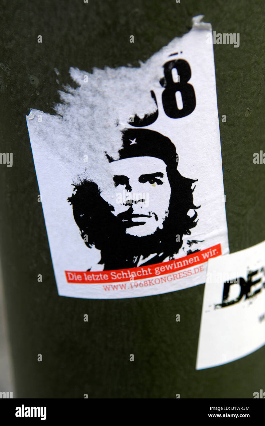 Aufkleber Che che guevara aufkleber kunst wheatpaste berlin deutschland Aufkleber Che che guevara aufkleber kunst wheatpaste berlin deutschland