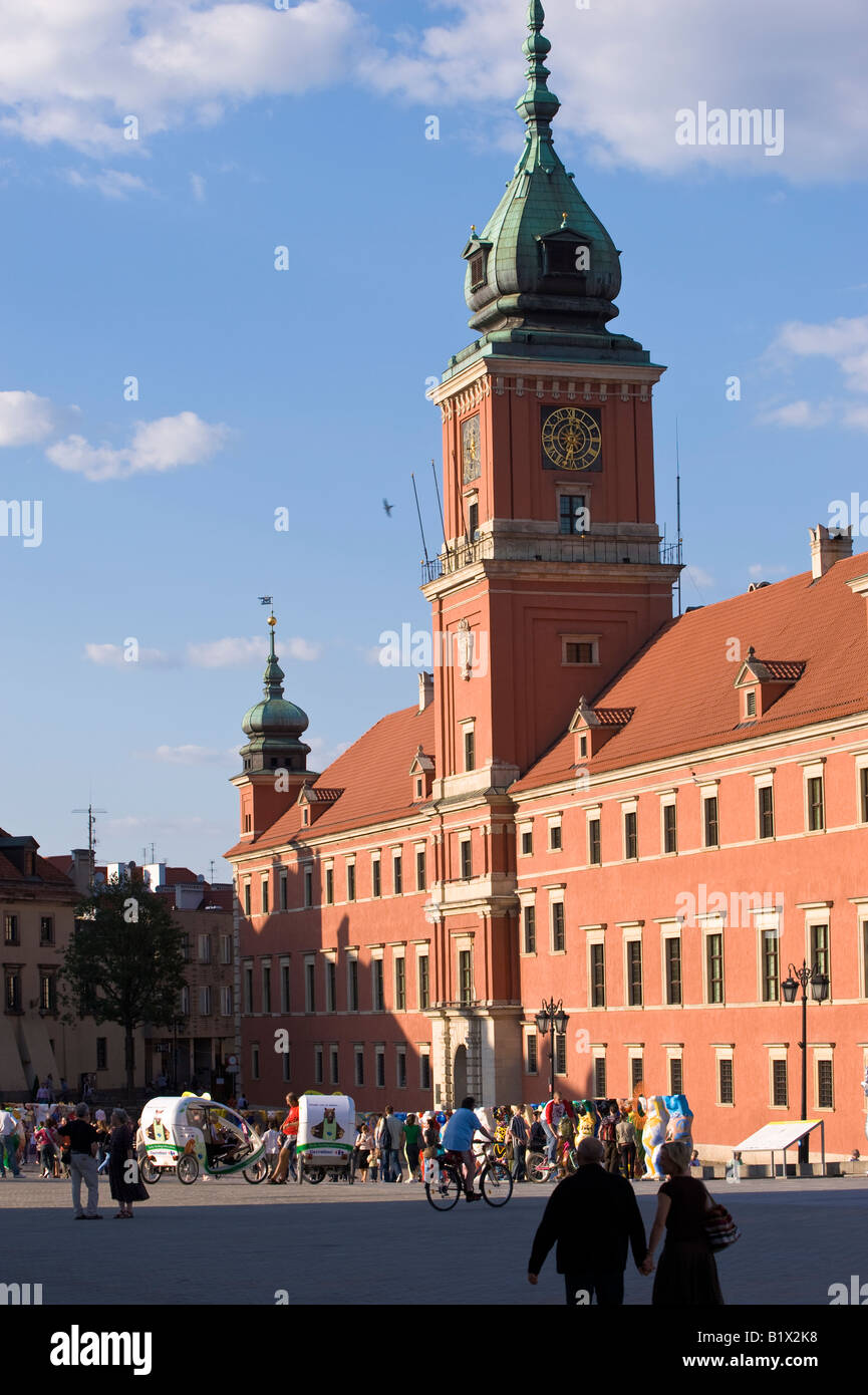 Royal Castle Altstadt Warschau Polen Stockfoto