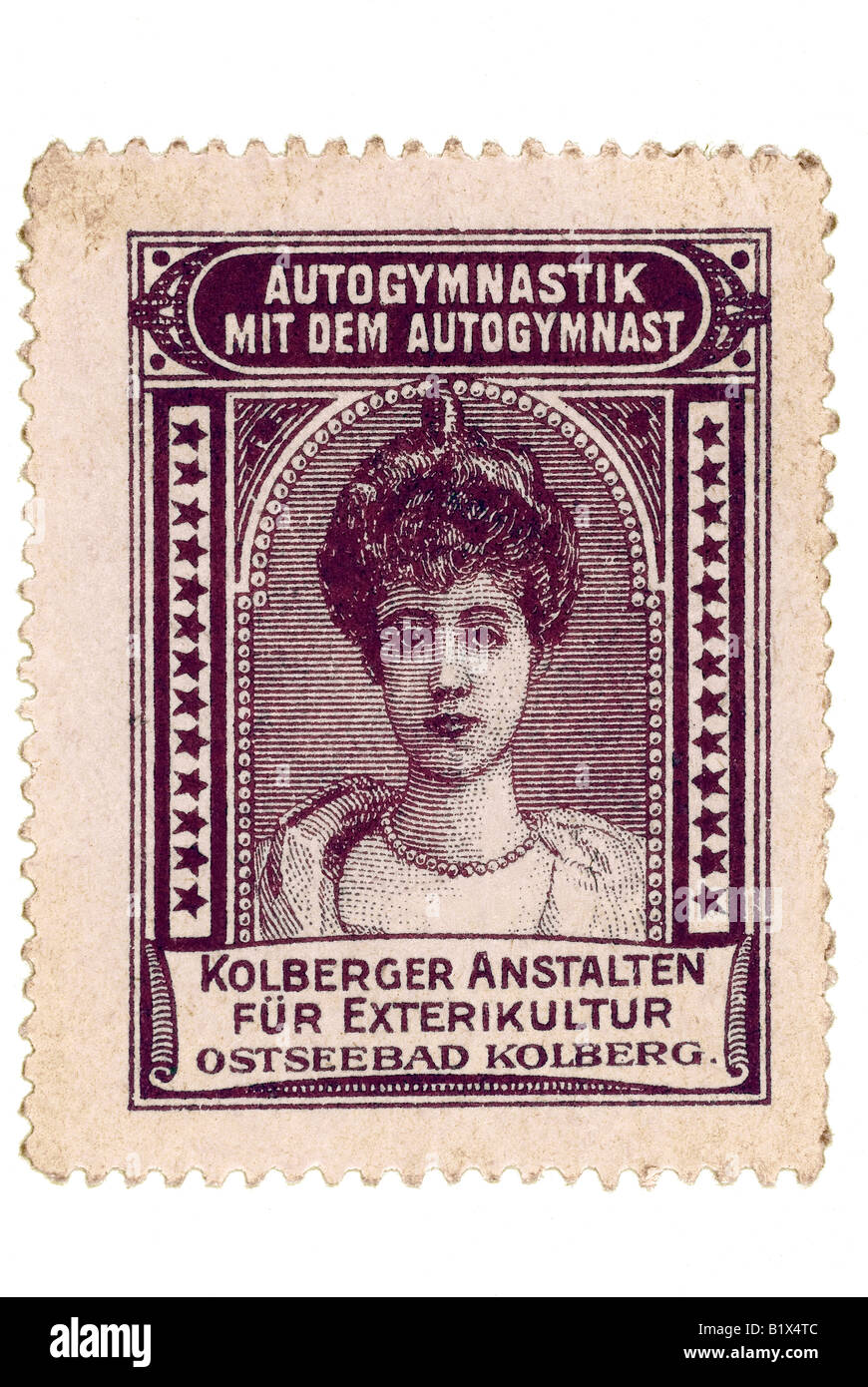 Autogymnastik Mit Dem Autogymnast Kolberger Anstalten Für Exterikultur Ostseebad Kolberg Stockfoto