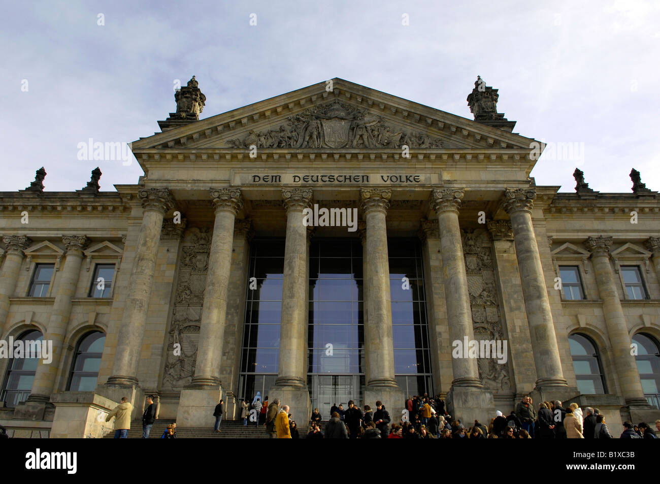 Reichstag Dem Deutschen Volke Parlament Berlin Hauptstadt ...