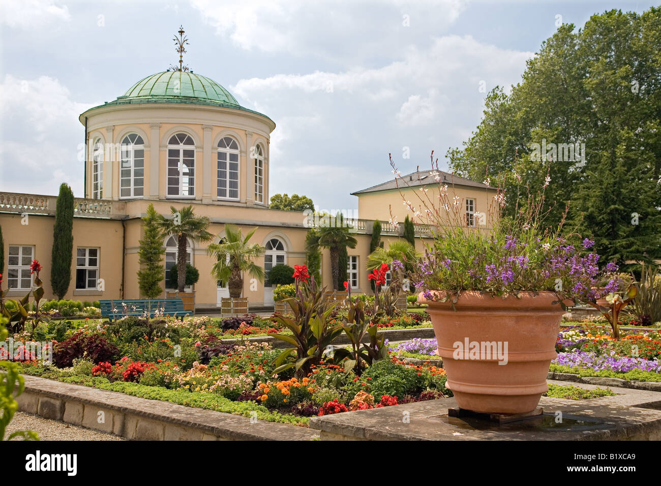 Der Botanische Garten in den königlichen Gärten von Herrenhausen, Hannover, Deutschland Stockfoto