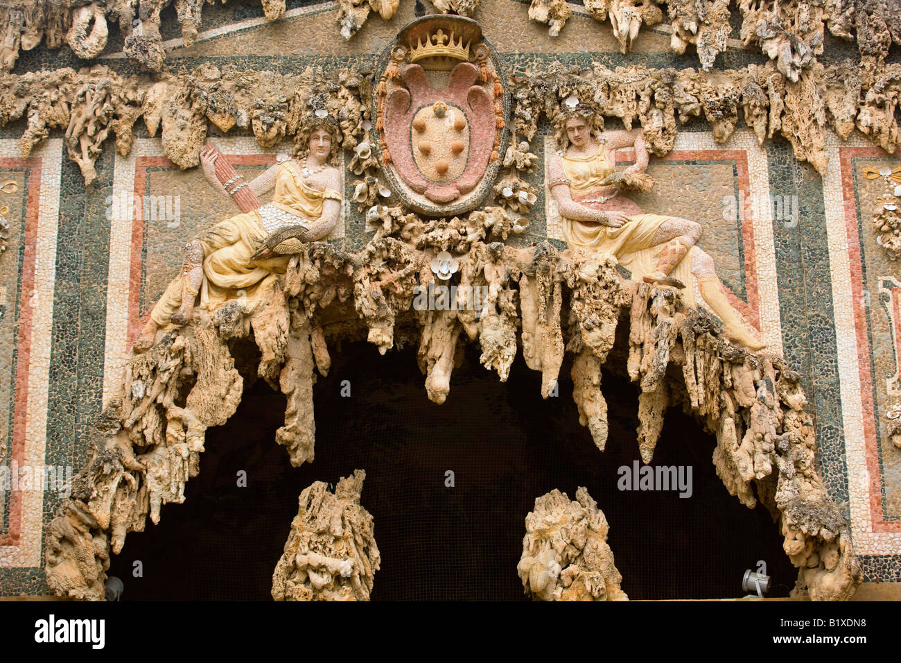 Grotte Grande in den Boboli-Gärten in Florenz Stockfoto