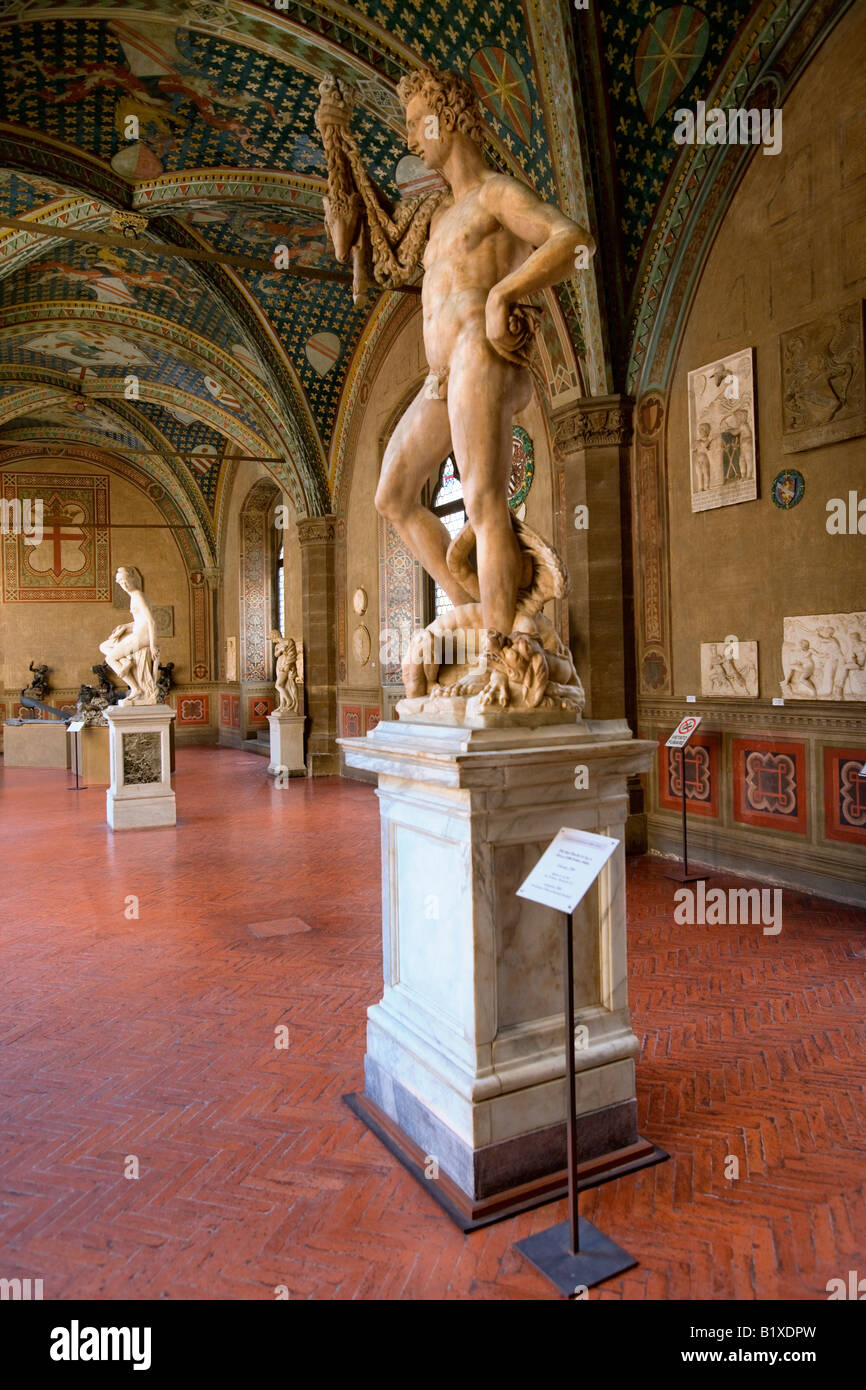Bargello Museum in Florenz Stockfoto