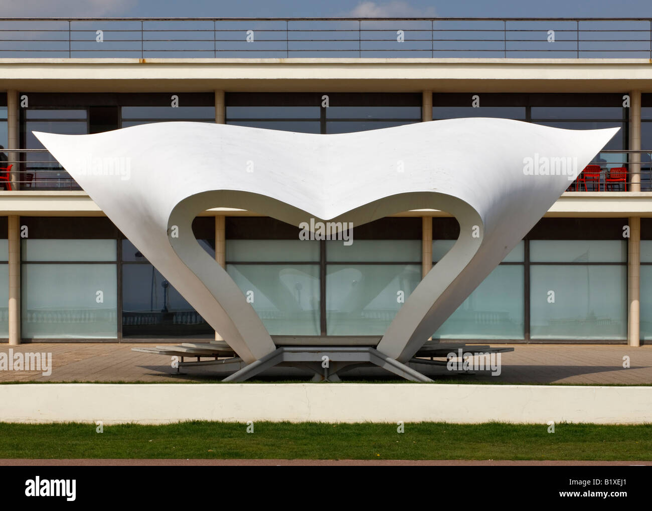 De La Warr Pavilion Bexhill Stockfoto