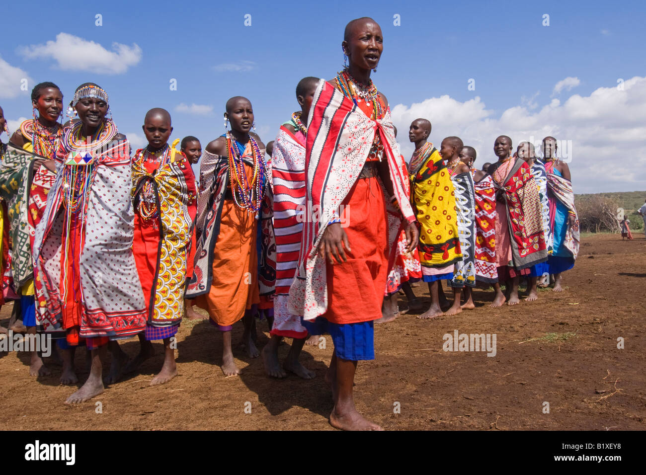 Masai Menschen Stockfoto