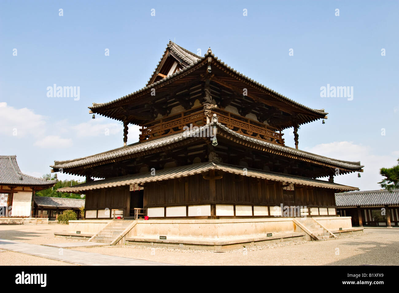 Horyu-Ji-Tempel, Nara, Japan, Asien Stockfoto