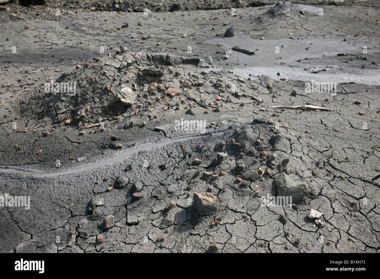 Schlammvulkan auf Baratang Island, Andamanen, Indien Stockfoto