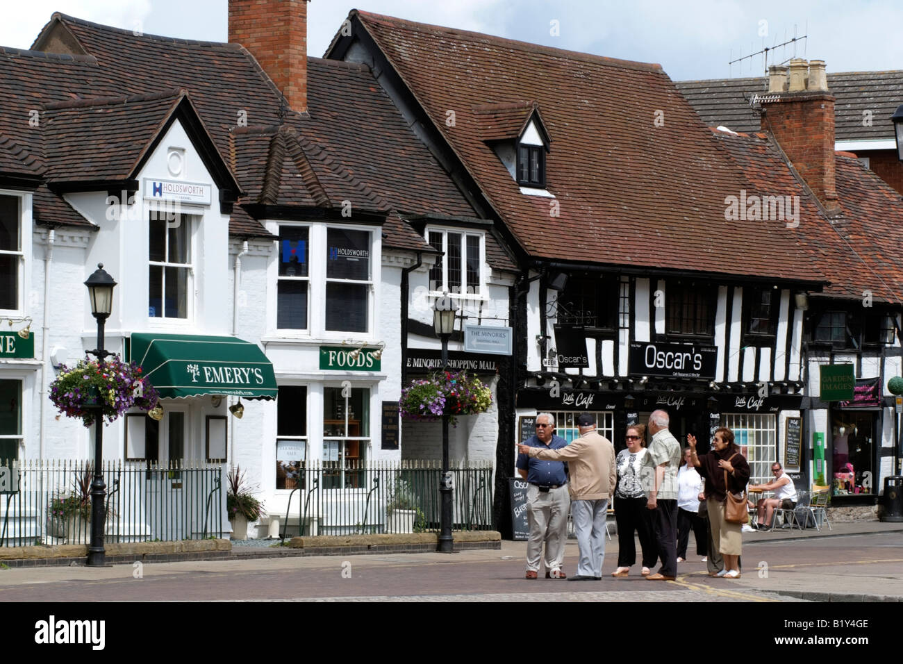 Stratford Upon Avon Stadtzentrum Läden Warwickshire England UK Stockfoto