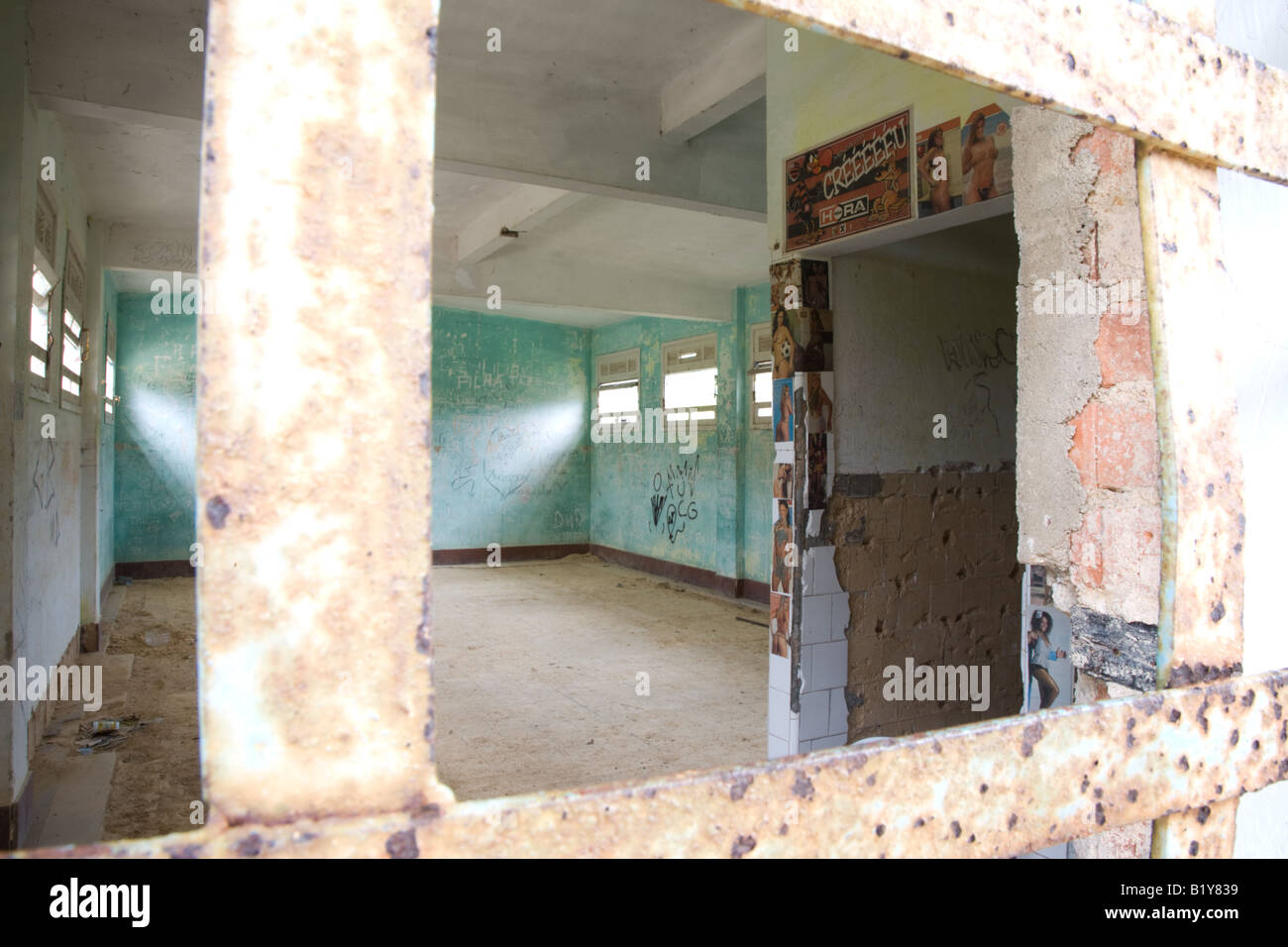 Strafkolonie, ehemaliges Gefängnis auf Ilha Grande, Brasilien Stockfoto