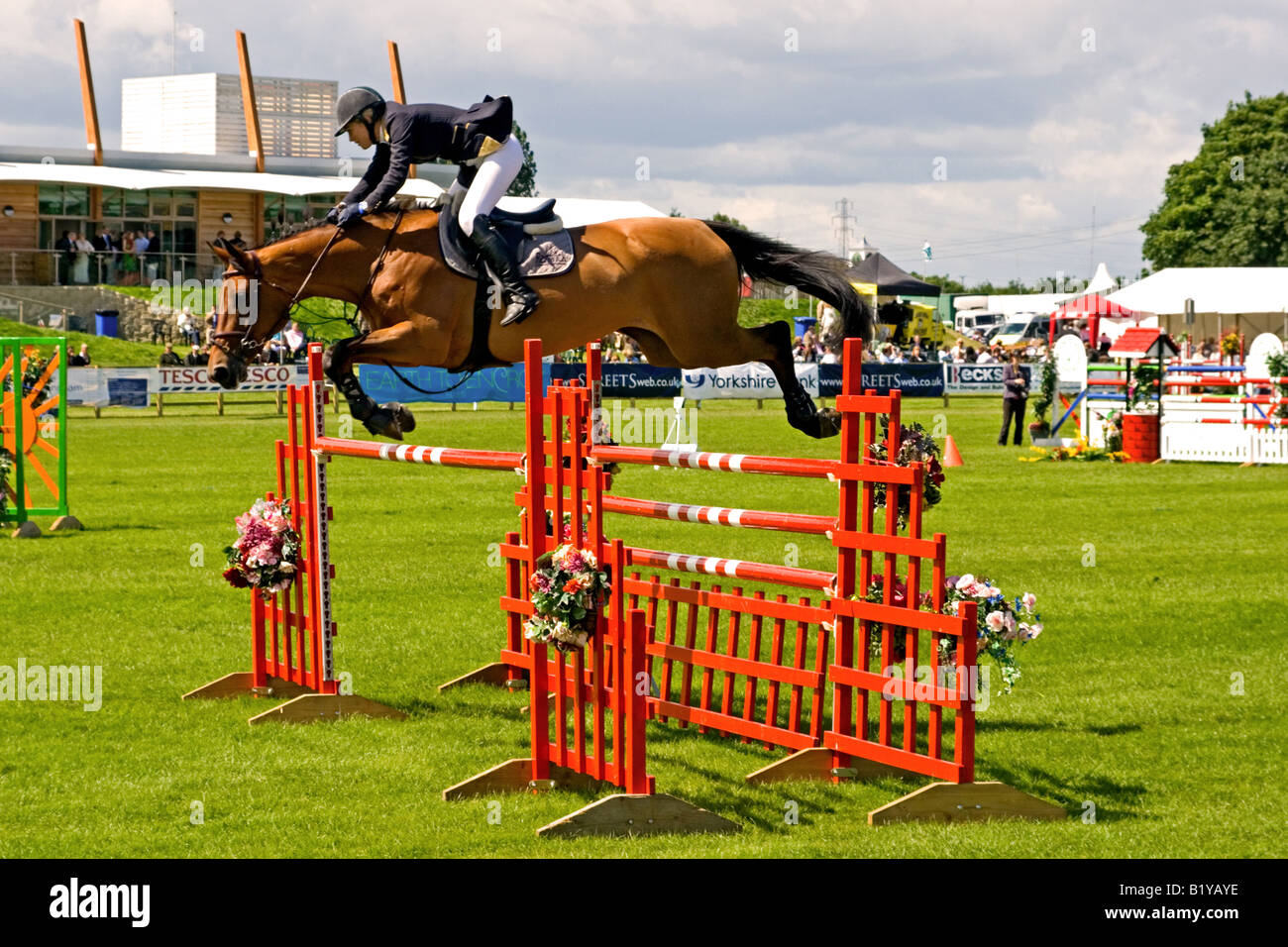 Springreiten-Event Lincolnshire Show 2008 Stockfoto