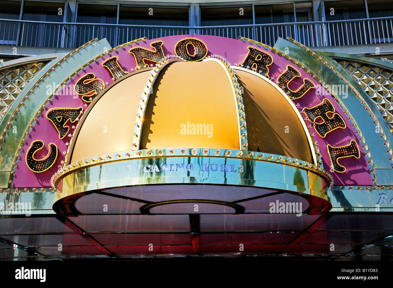 Casino Ruhl Promenade des Anglais schön für nur zur redaktionellen Nutzung Stockfoto