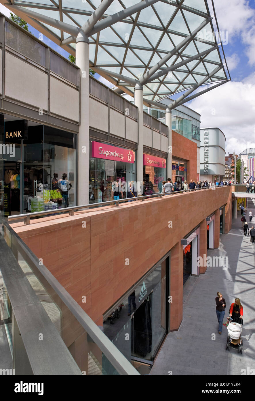 Liverpool eine Shopping-Mall Stockfoto