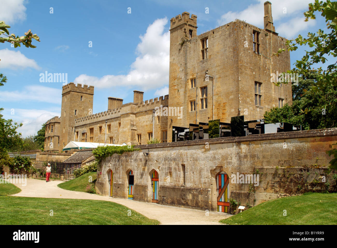 Sudeley Castle in den Cotswolds bei Winchcombe Glouscestershire England UK Stockfoto