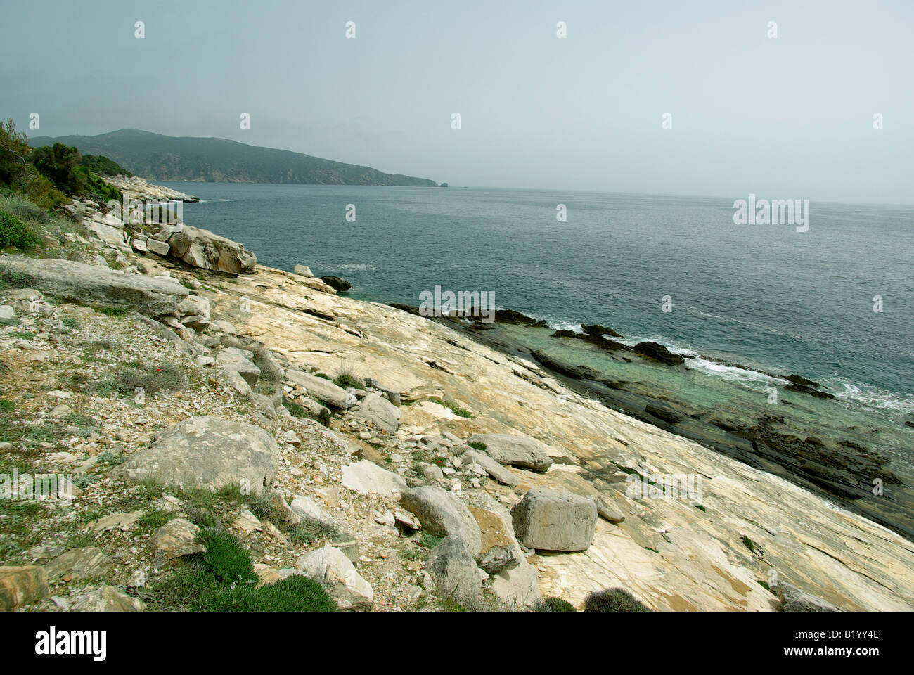 Thassos Insel Stockfoto