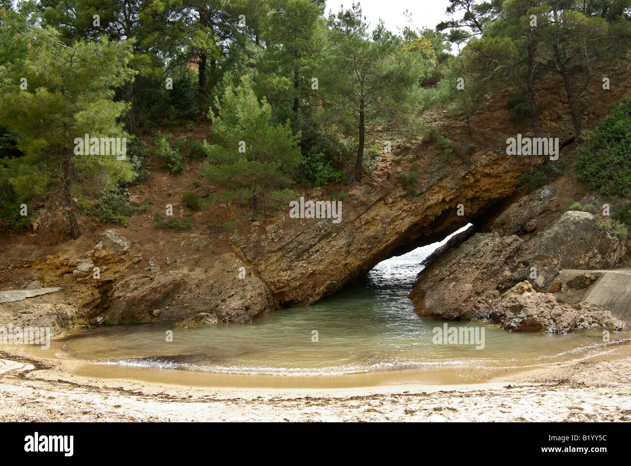 Thassos Insel Stockfoto