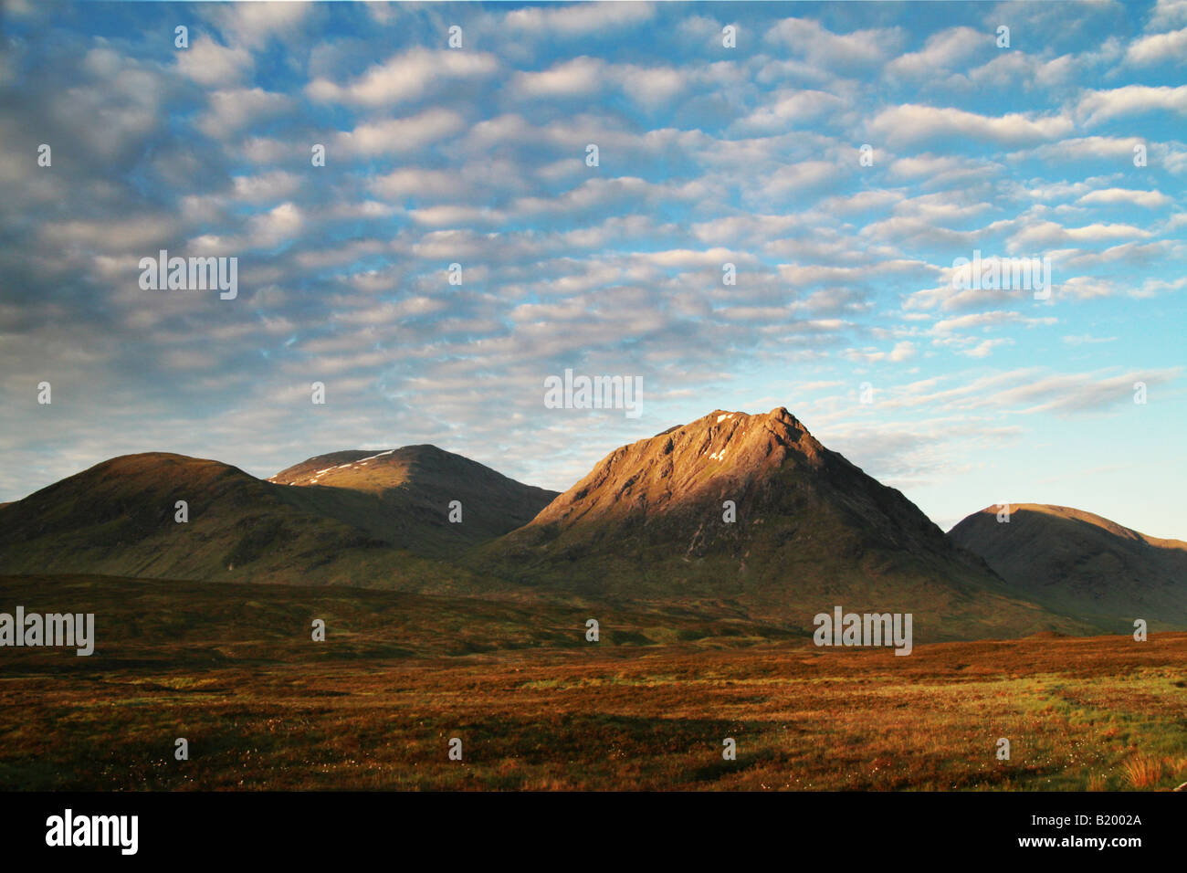 Gebirge in Glen Coe Stockfoto