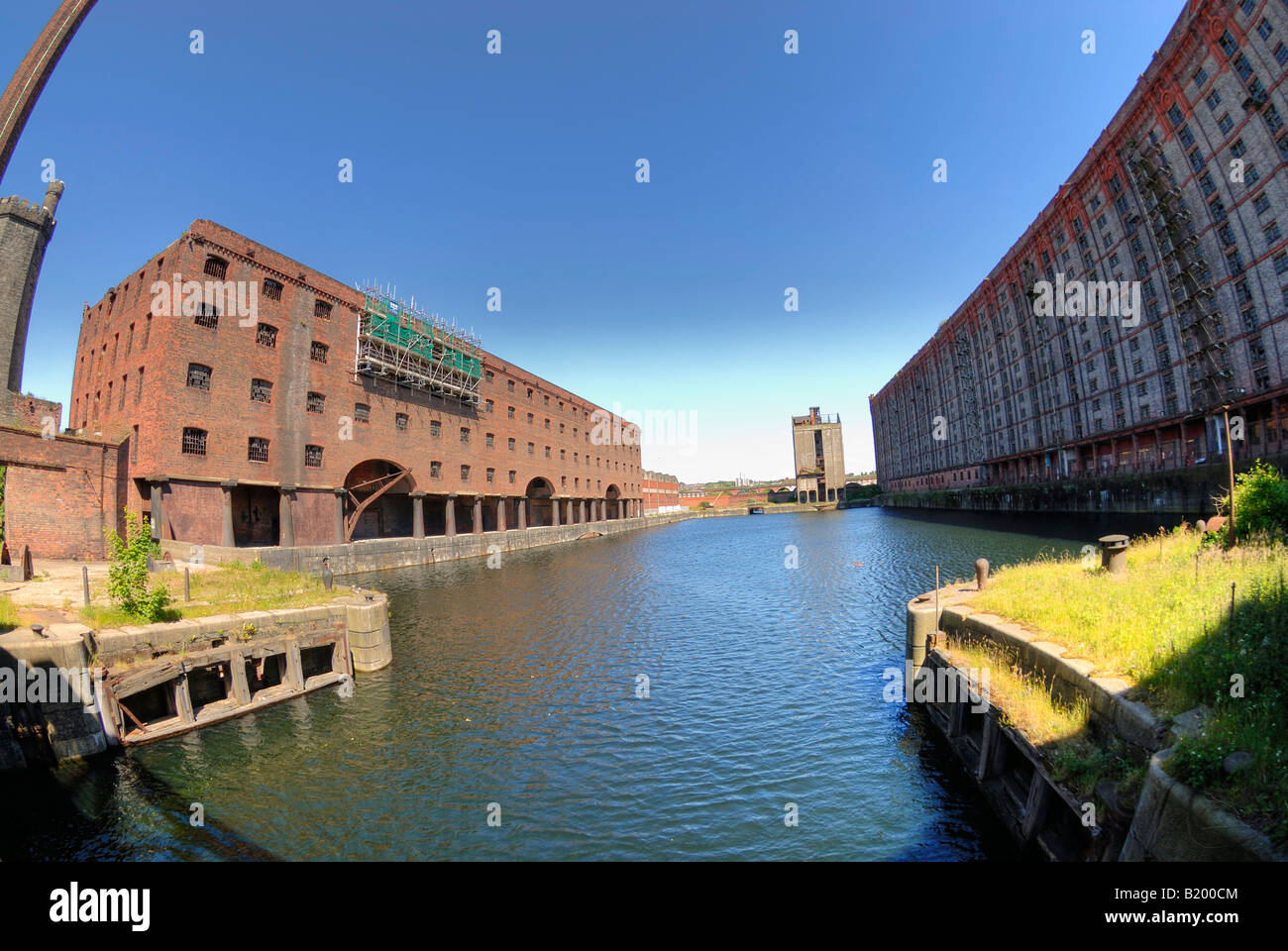 Stanley Dock in Liverpool Grad II aufgeführten Gebäude Stockfoto