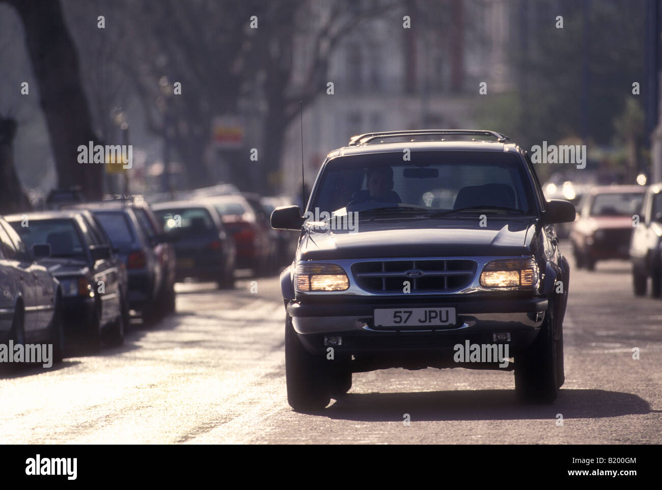 4 x 4-fahren in London UK street Stockfoto