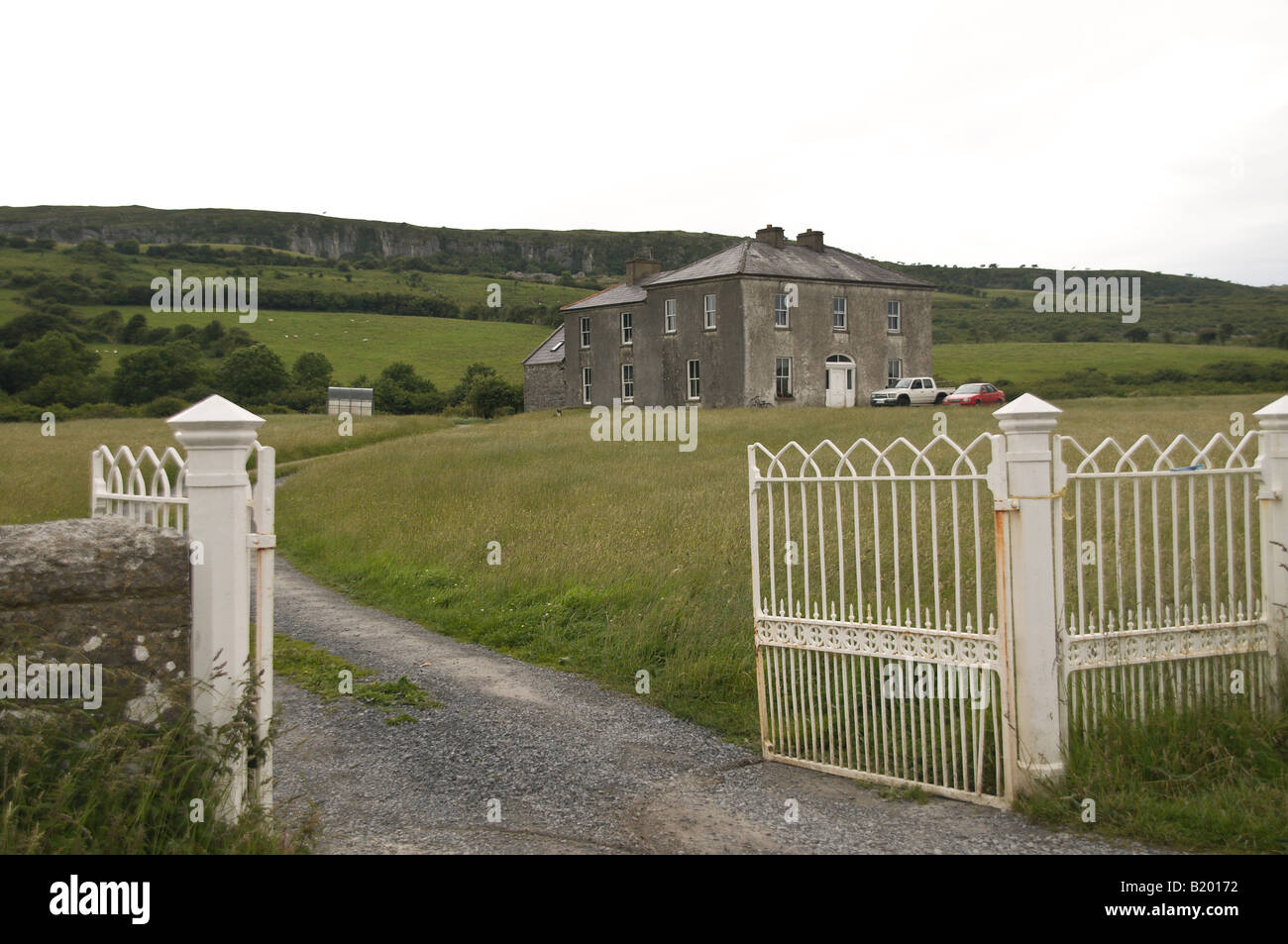 Vater Ted Parochial Haus - Haus in der Grafschaft Clare verwendet, um externe Filmszenen Film für die Herstellung von Channel4 "Father Ted" Stockfoto