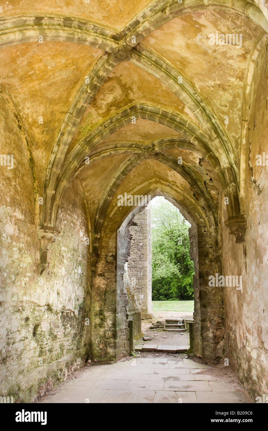 Llanthony Priorat, Monmouthshire, Wales, UK Stockfoto