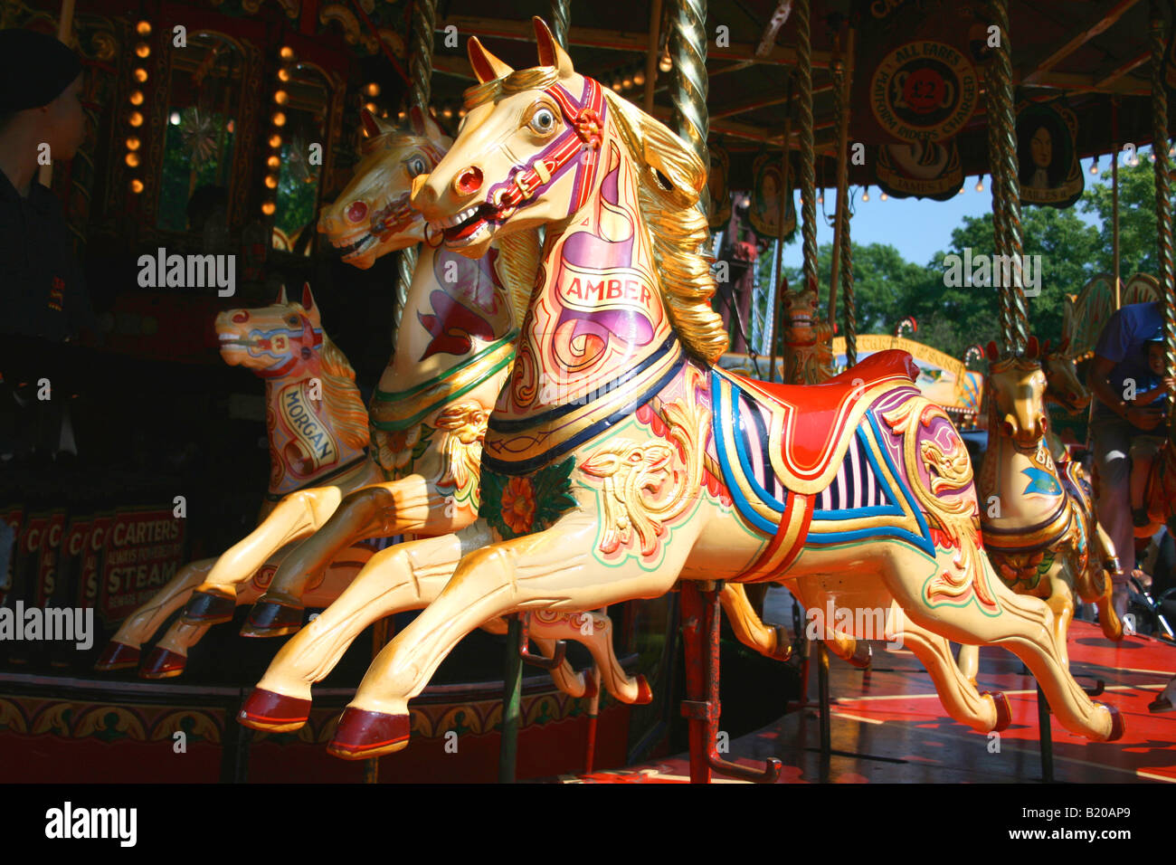 Messe Pferd Stockfoto