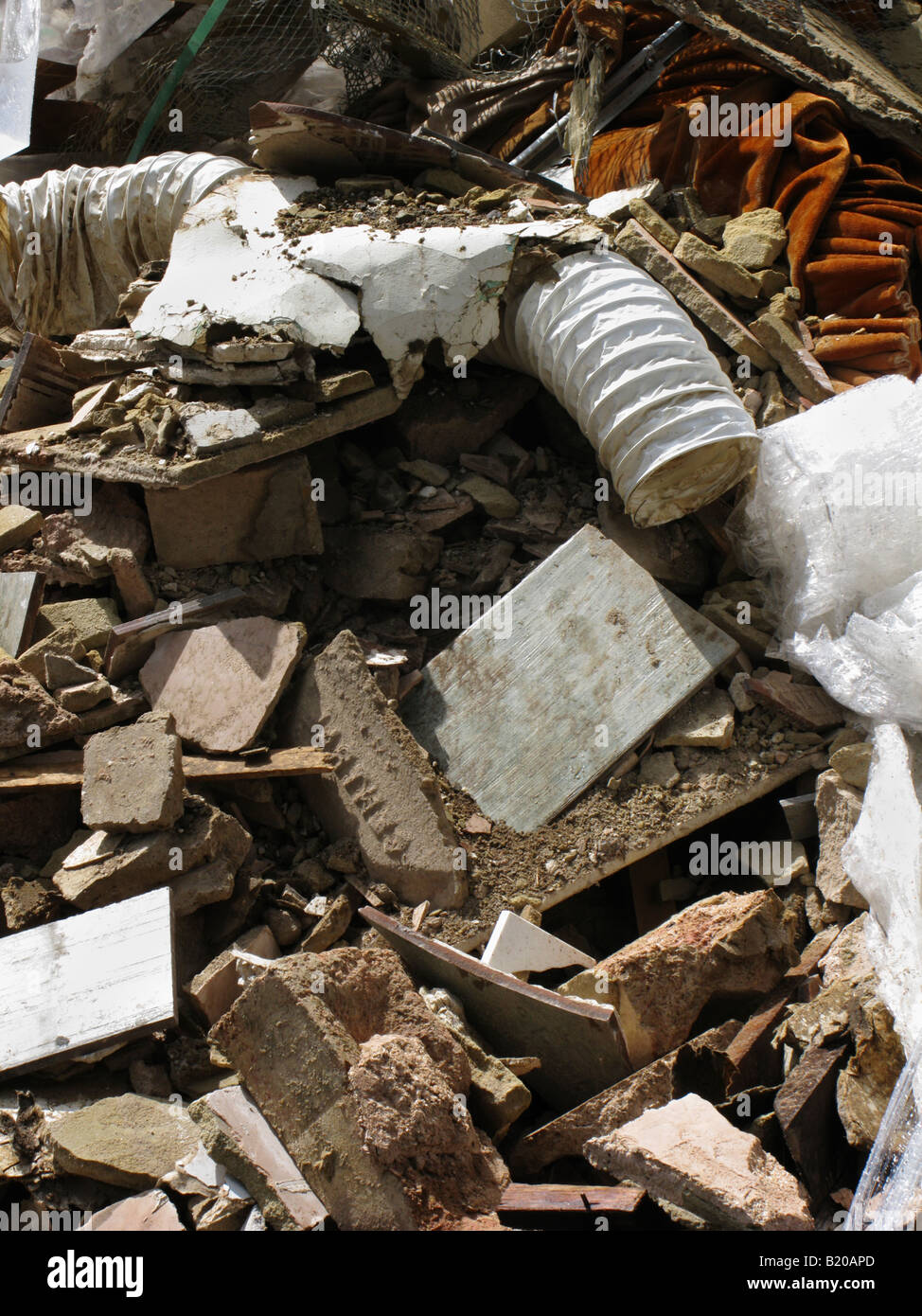 Bauschutt Stockfoto
